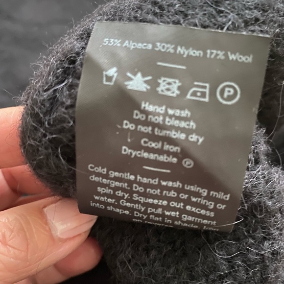 Elk the Label: beautiful alpaca cocoon coat - Picture 4 of 5